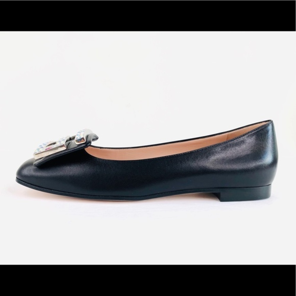 GUCCI Malaga Crystal Square GG Madelyn BALLET Flat - Picture 12 of 12